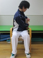 体幹のストッチ　Stretch of the trunk